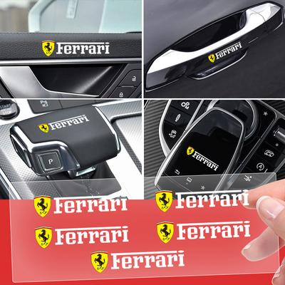 Metalowe Emblematy Samochodowe 3D Naklejki Kreatywne Logo Odznaka Wodoodporna Dekoracyjna Naklejka Na Ferrari Roma 488 Portofino F8 Roma Spider SF90