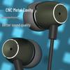 A4 Wired Metal In-Ear Earphones with Microphone and Heavy Bass