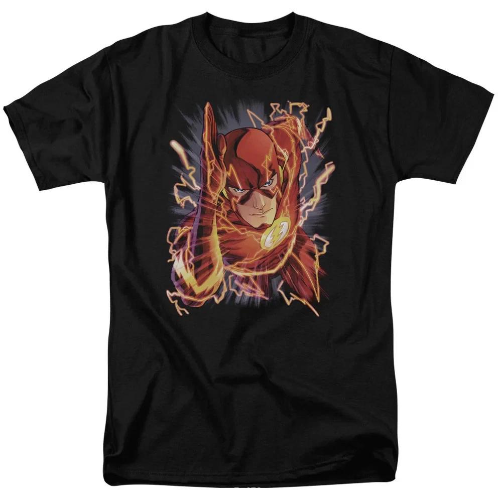 Comics Justice League Run Barry Run Flash Black TShirt S