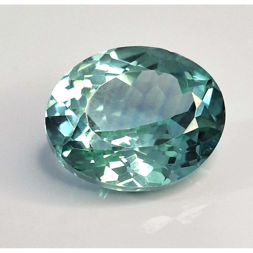 Light Green Sapphire Natural 6-8 Ct Oval Cut Beautiful Certified Loose Gemstone