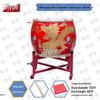 Jiyue Cowhide Chinese Red Performance Dragon Drum