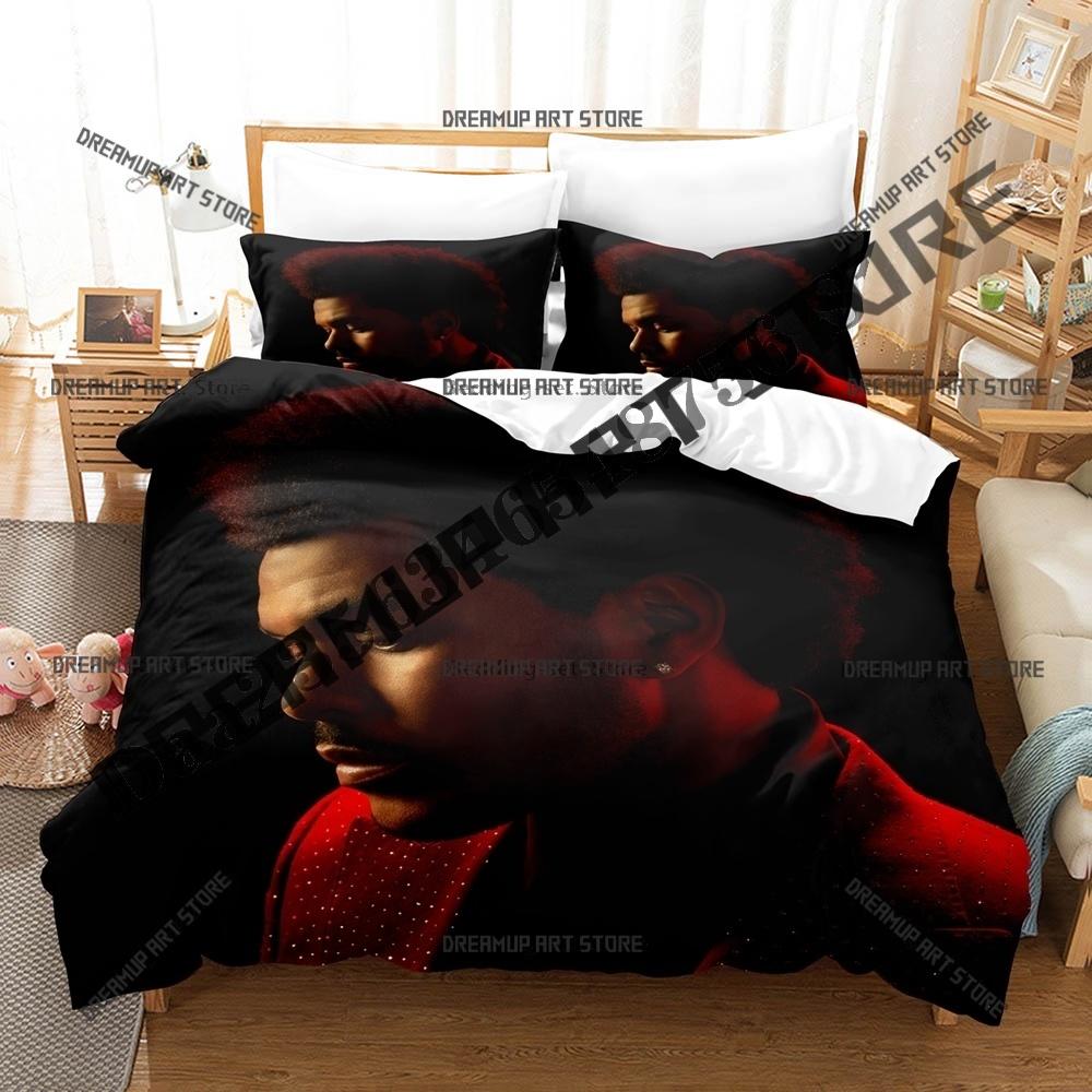 Fashion Hurry Up Tomorrow The Weeknd Bedding Set Single Twin Full Queen King Size Bed Set Kids Bedroom Duvetcover Set