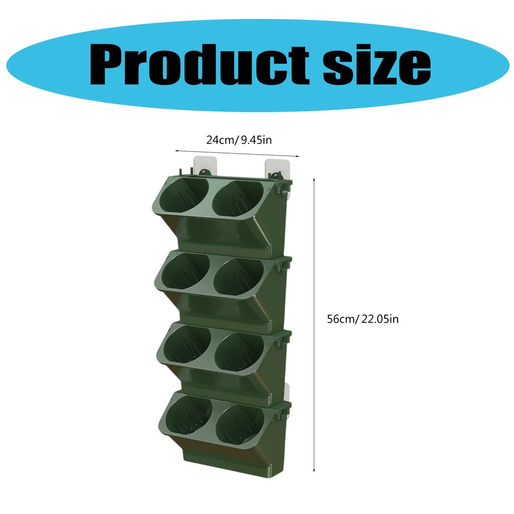 Creative SelfWatering Wall Hanging Planter for Small Spaces and Balcony Gardening Effective Planting Pot for Balcony