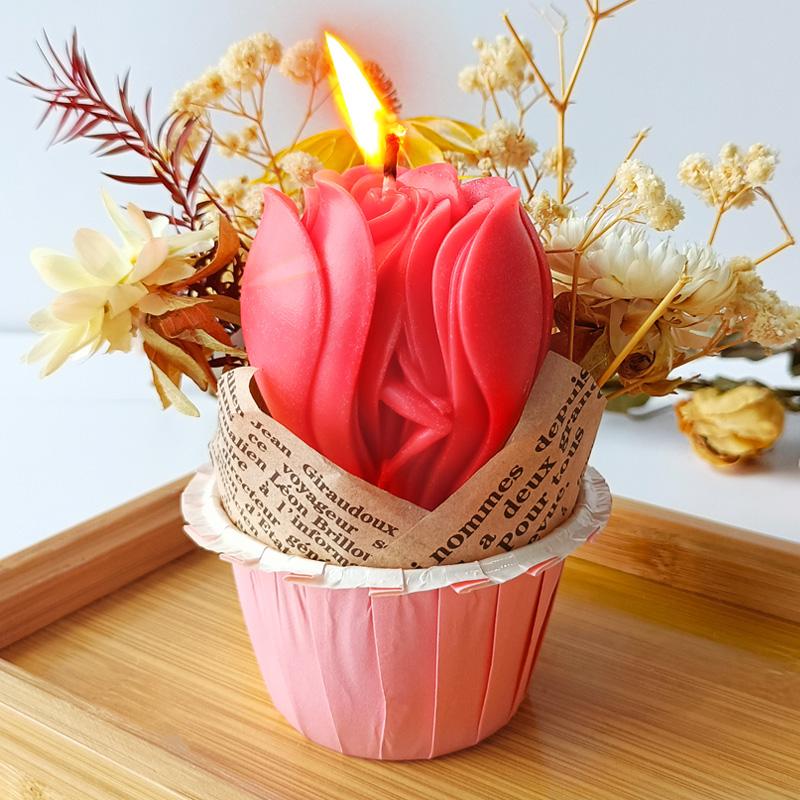 3D Creative Human Body Rose Flower Silicone Mold DIY Flowers Aroma Candle Resin Mould Home Decoration Crafts Making Molds