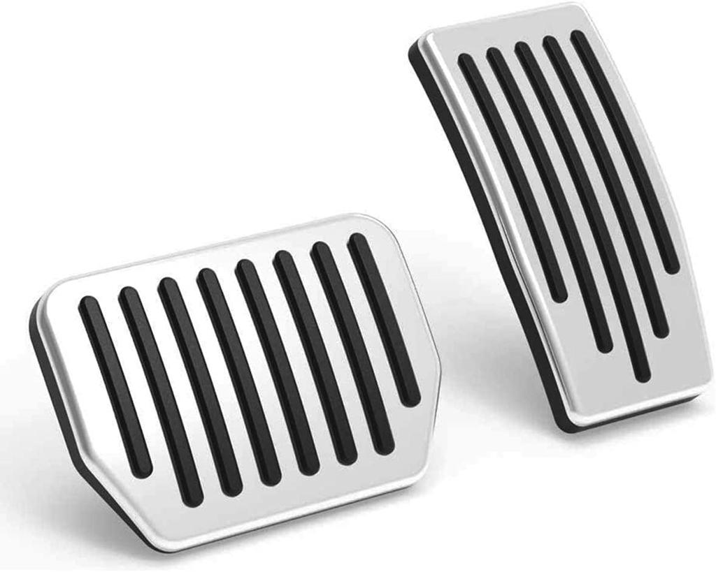For Tesla Performance Pedal Pads Cover Foot Aluminum Non-Slip Pedals for Model Y(Juniper) Model 3(Highland) Model 3/Y 2017-2026