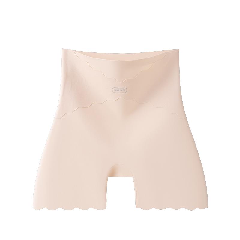 Three In One Seamless Compression Safety Pants for Women In Summer, Anti Slip and Non Rolled Silk Antibacterial Flat Corner Underwear