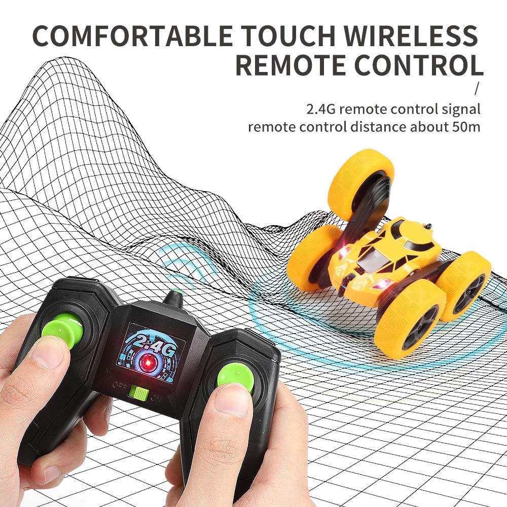 RC Stunt Car Children Double Sided Flip 2.4G Remote Control 360 Deree Rotation Off Road Drift RC Car Gifts For Kids Adults Boys