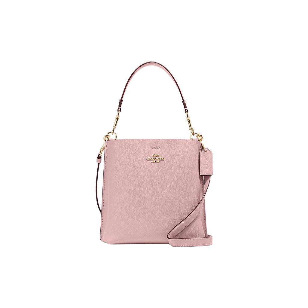 

Coach Mollie Buckle Closure Leather Bucket Bag Women Handbags Pink CF433-IMV7Z Basic Set (Bag+Dust Bag)