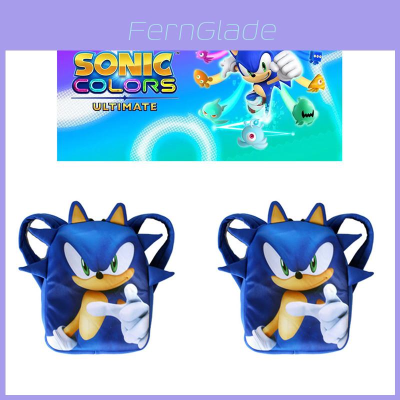 Szkolny plecak 3D Sonic The Hedgehog dla dzieci Kolorowy wzór Idealny dla fanów gier wideo!