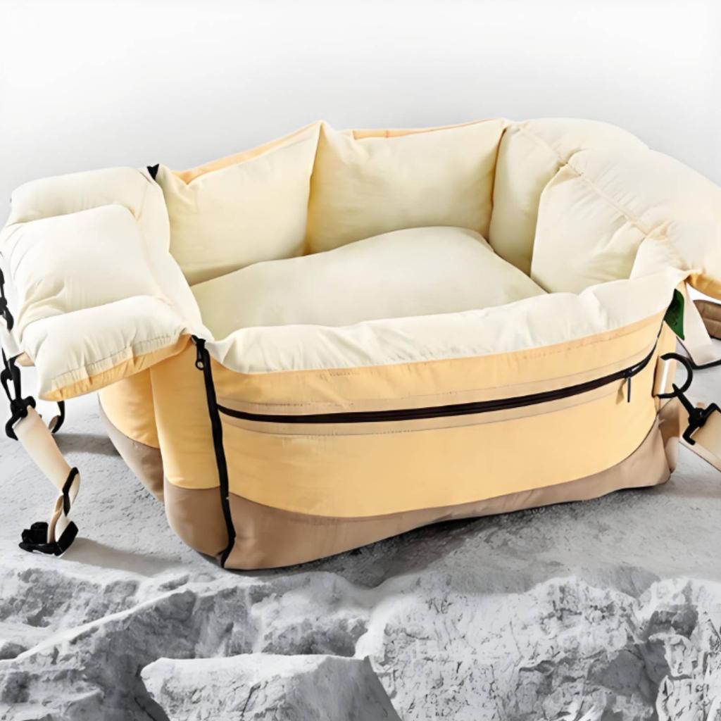 Dog Car Seat Bed Waterproof Car Pet Nest Dog Booster Seat Anti-Slip Bottom Upholstery Protection for Dogs