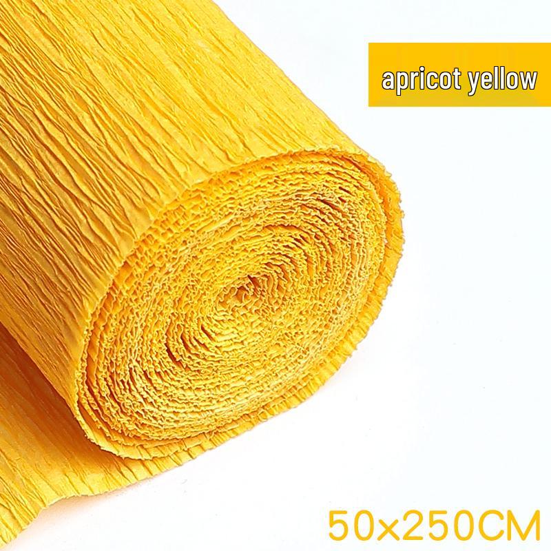 Thick Green Crepe Paper for DIY Handmade Floral Art and Rose Crafting