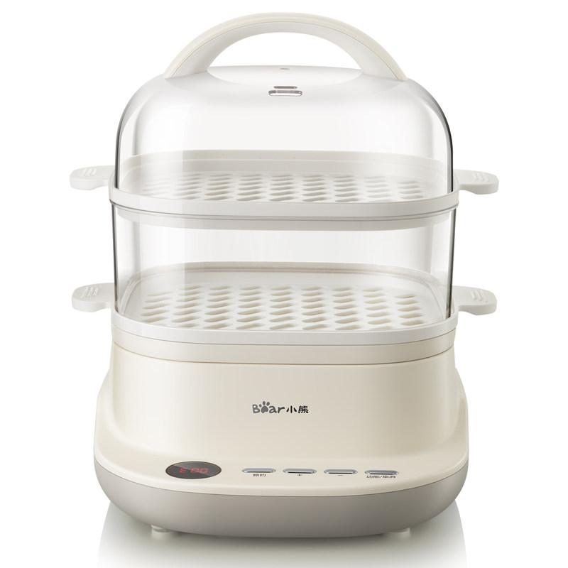 Электрическая пароварка, многофункциональная домашняя пароварка, маленькая двухслойная пароварка большой емкости для риса CN