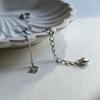 Silver Necklace with Natural Onyx, Weight 3.2 G (60002134)