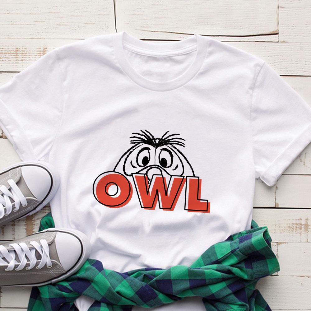 Disney Winnie The Pooh T-Shirt Cartoon Graphic T Shirts Women's Short Sleeve Summer Casual Tops T-shirt Aesthetic Harajuku Tees