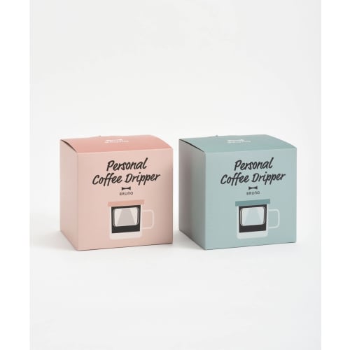 BRUNO Bruno Coffee Dripper, Single-Serve, Paperless, Stylish Drip Cup, Personal, Ivory, BHK244-IV