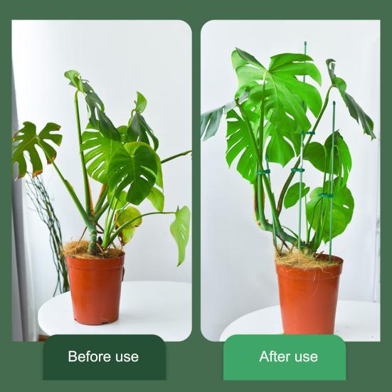 Extendable Plant Stakes Plant Support Stakes Set with Movable Clips Adjustable Monstera Support Stakes for Indoor Outdoor Plants Tomato Orchid