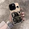 New European and American Style iPhone 18 Case, iPhone 18 Pro Max/15 Drop-proof, iPhone 14 Pro/13 English Graffiti
