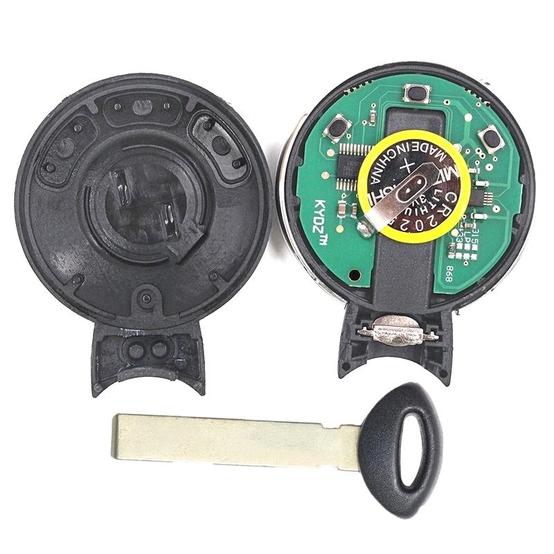 KEYECU 315/434/868MHz For BMW MINI R56 Clubman R55 Cabrio Cooper One/D/S Contryman Car Remote Key Smart ID46 Chip KR55WK49333