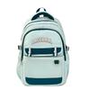 Letter Multicolor Baseball Nylon School Bag With Breathable Padding Teens For