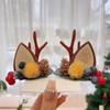 1pc Christmas Headband Hairband Creative Christmas Hat Headband With Villus Head Hoop Headwear Xmas Navidad Party Kids Gift