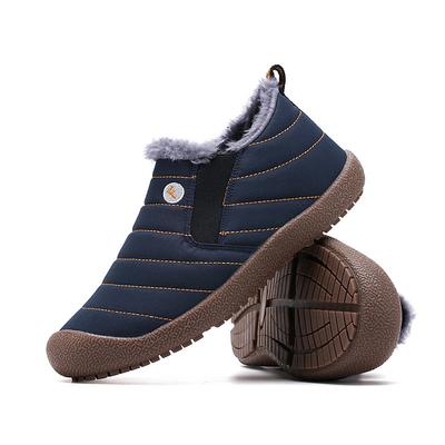WISH Supply Men and Women Winter Velvet Warm Trend Light and Comfortable Flat Cotton Shoes