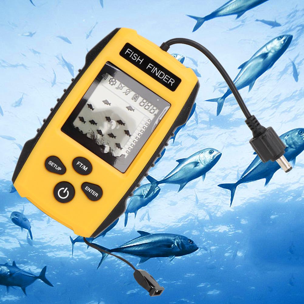 TL88 Handheld LCD Display Fish Finder Portable Fishfinder Fish Depth Finder with Sonar Sensor