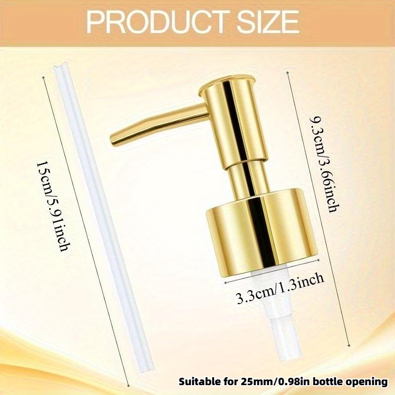 18pcs Soap Dispenser Pump Set with 9 Pumps and 9 Tubes for 25Mm Soap Bottles ABS Material Reusable for Kitchen Bathroom Hotel
