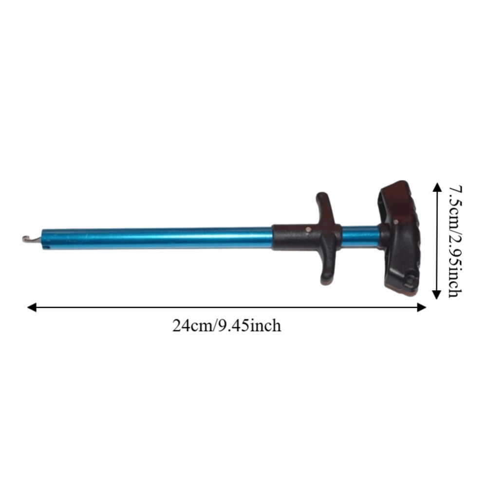 2PCS Aluminum Alloy Fishing Hook Remover 24*7.5cm Fish Hook Extractor Hook Extractor Bass Fishing