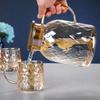 Leichter Luxus Glas Blume Teekanne Teegeschirr Puer Tee Teekannen zum Wasserkochen Yixing Tonkessel Kessel mit Filter Keramiktopf Set