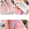 Cute Cartoon Knitted Gloves for Children Aged 1-6 Soft Comfortable Thickened and Warm Gloves Suitable for Outdoor Activities