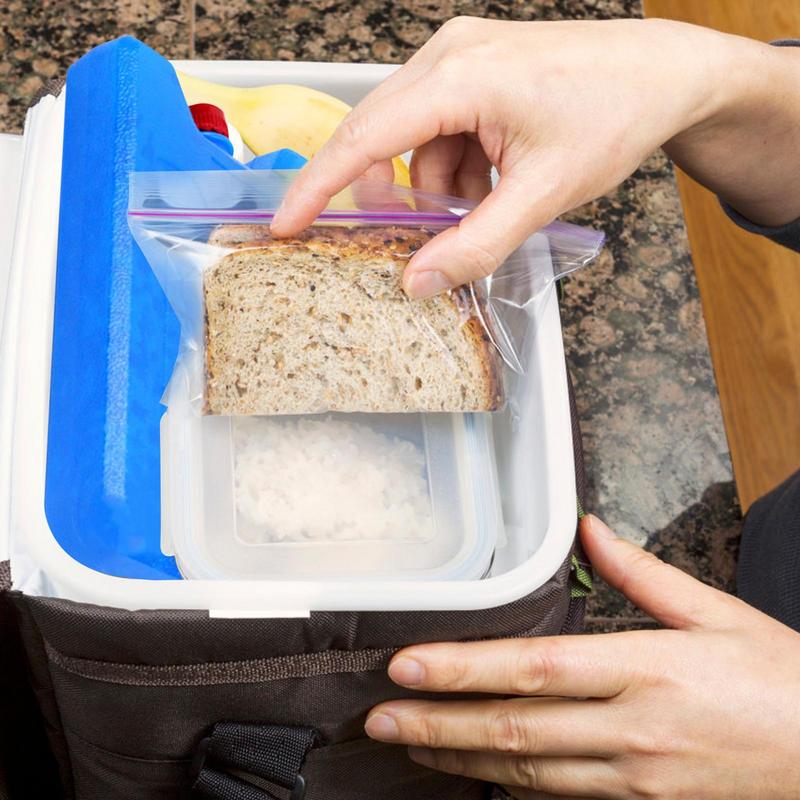 600ml Lebensmittelkühlung Eiskristallbox Wiederverwendbar Tragbar Schnell Kühlpack Outdoor Camping Lebensmittel Frischhaltekühler Auslaufsicher Gefrierblöcke