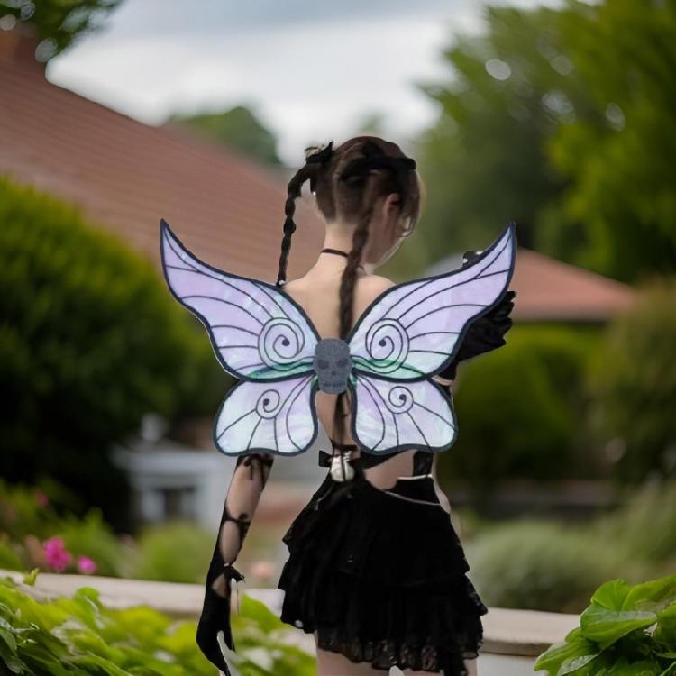 Butterfly Wing Costume for Girl Cosplay Party Halloween Christmas Birthday Halloween Cosplay Fairies Wing Costume