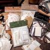 Notizblock Notizmaterialpaket Erinnerungen Prolog-Serie Vintage-Handbuch DIY-Dekorationsaufkleber 100 Stück in 4 Stilen Kawaii