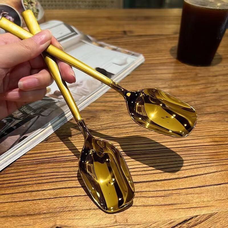 Набор суповых ложек Fumaide из нержавеющей стали 316 с длинной ручкой