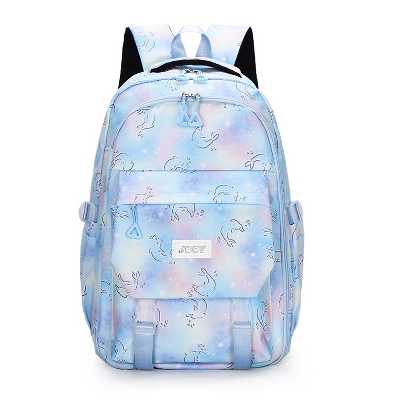 Print Student Schoolbag Print Women's Lightweight Large Capacity Shoulder Bag Junior Senior High School Student Backpack