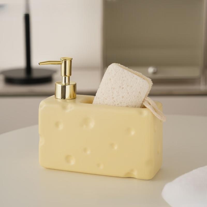 Ceramic Press Dispenser Bottle