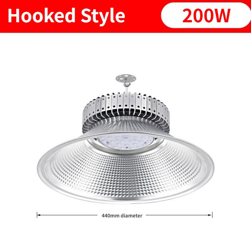 100W/150W/200W/250W/300W Waterproof Pendant Lamp Factory Lamp Industrial Mining Light Led Finned Energy-saving High Brightness Warehouse Lighting