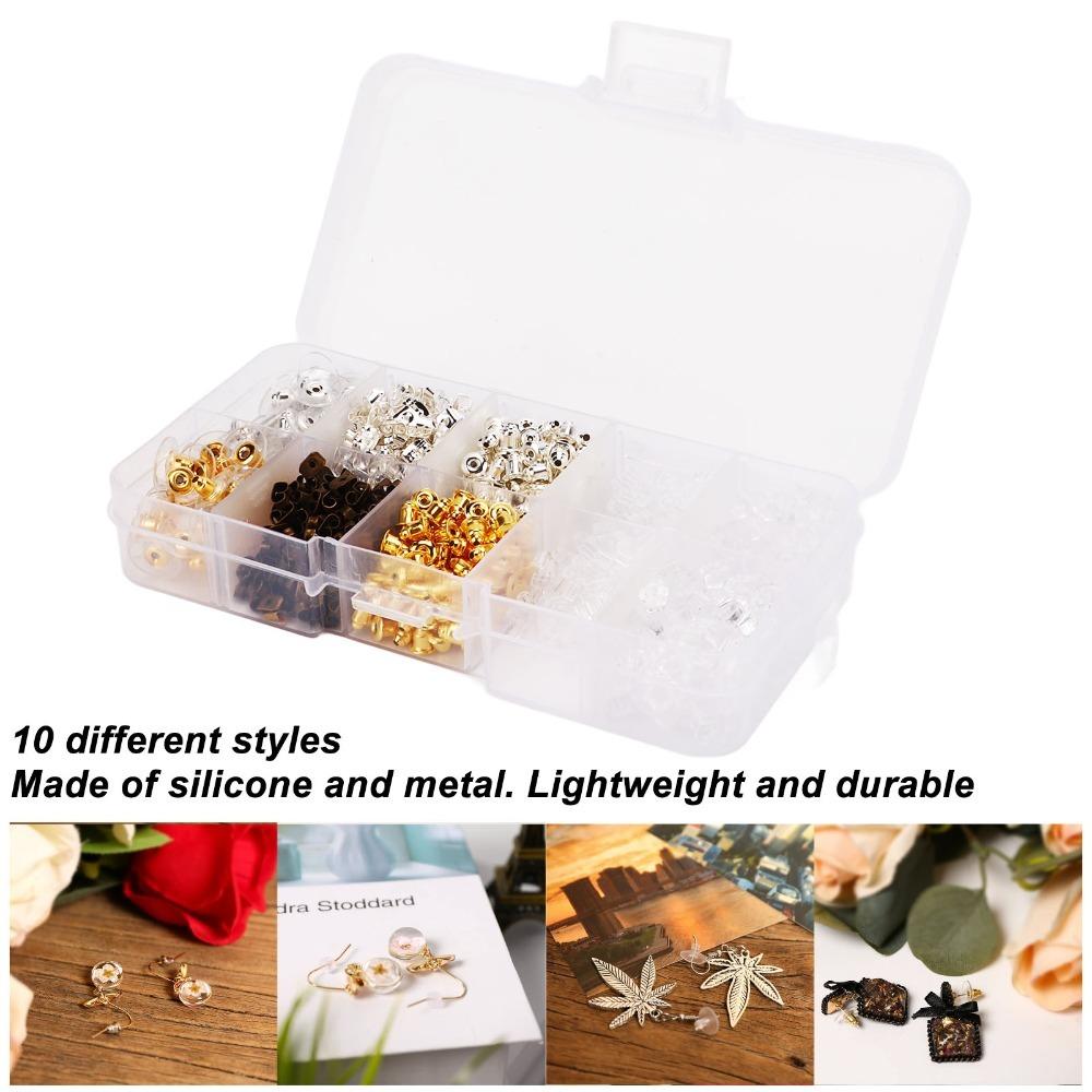 1040PCS Lightweight Earring Backs Metal Earring Backings Earring Backs Replacements  Jewelry Making