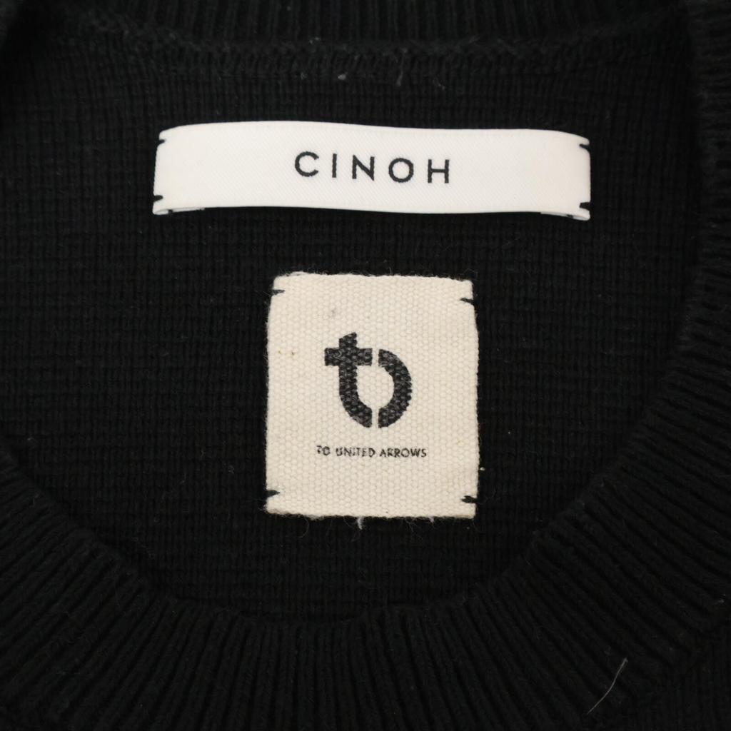 CINOH United Arrows Special Order 22WKN508 Black Oversized Knit Pullover Tops FREE blackUsed