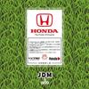 JDM Sticker For Honda Mugen Power Civic Accords CRV Odyssy Hrv Jazz CBR VTEC VFR The Windshield Of a Car Electrostatic Film JS1