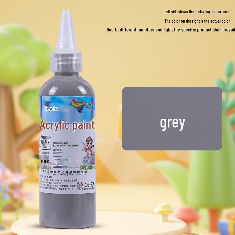 100ml Acrylic Paint for Plaster Doll, Fluid, Graffiti, Wall & Art Painting