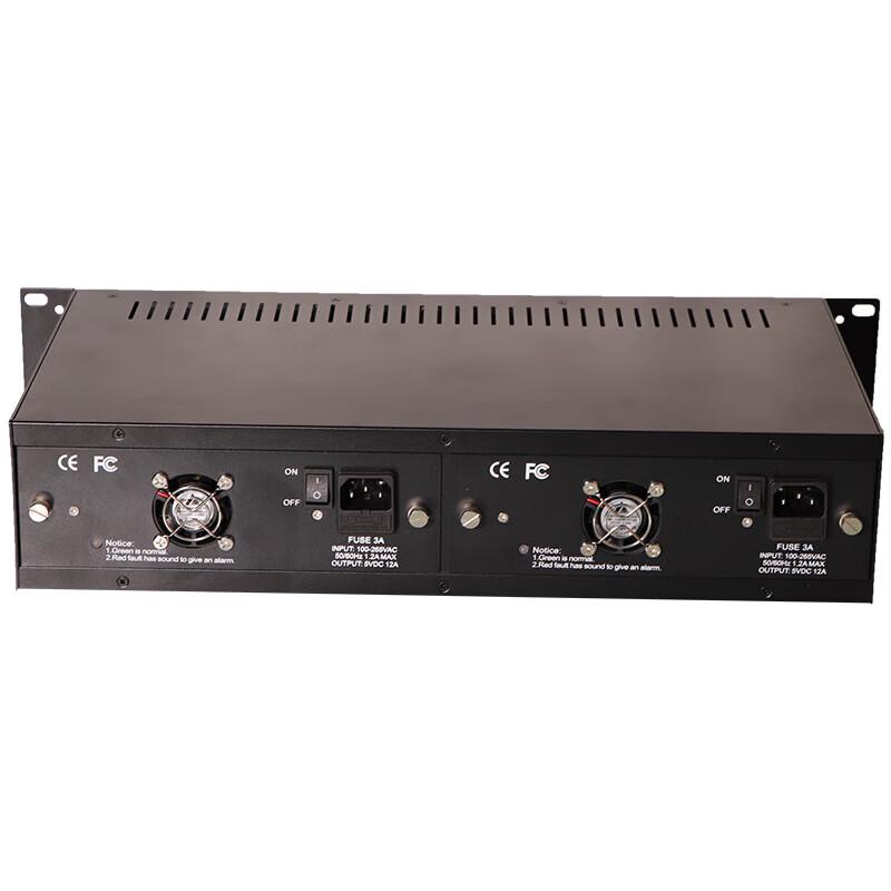 Aopre 2U 14-Slot Fiber Optic Transceiver Rack