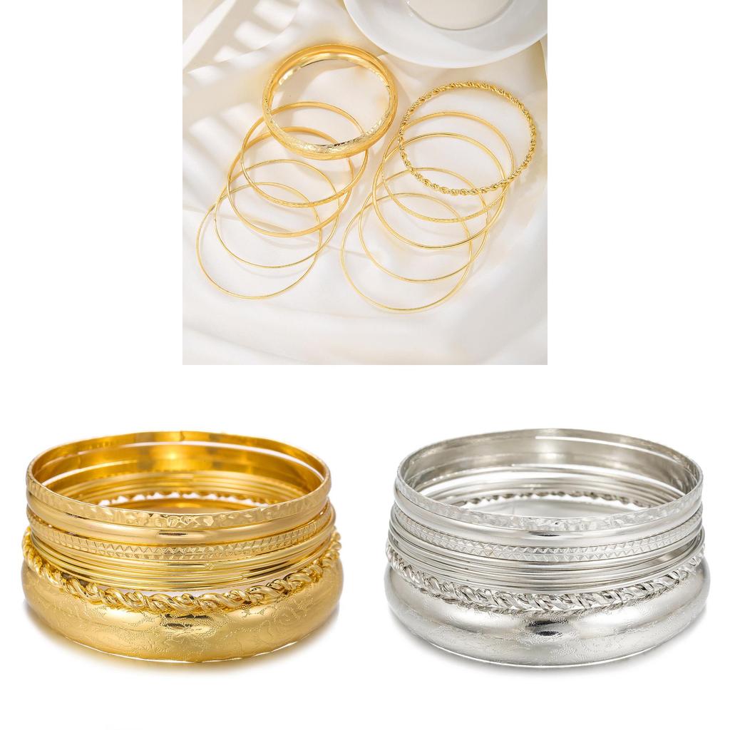 Boho-Armband-Set mit geometrischem Design für Reise-Geschenk-Enthusiasten
