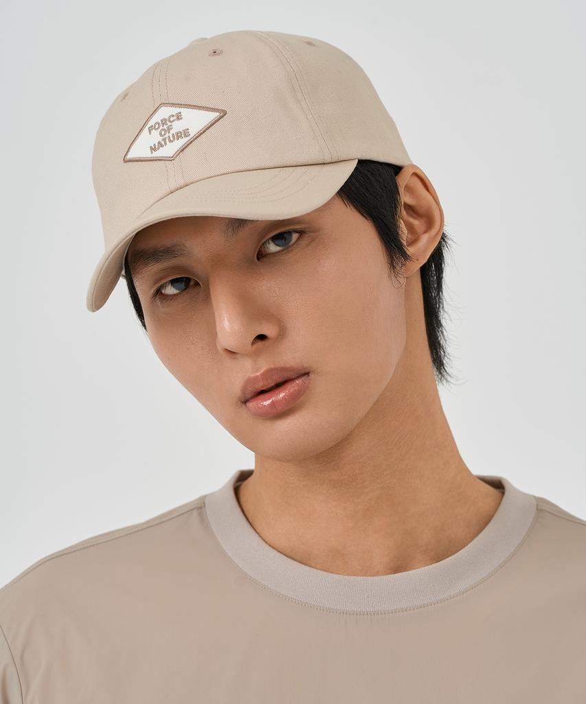 BBC EARTH Diamond Slogan Ball Cap_Beige