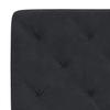 Bed Frame without Mattress Black 100 x 200 cm Velvet