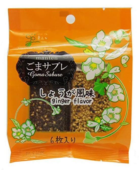 

Manten Sesame Burred Ginger 6 pieces x 10 packs Flavor,