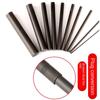 12pcs 1.0-3.5mm Solid Carbon Rod Fishing Rod Accessories Carbon Connection Tube Road Fishing Rod Modified Broken Rod Repair