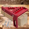 Multi Angle Aluminum Measuring Ruler 45/90 Degree Woodworking Square Protractor Drawing Line Miter Triangle Layout Tool