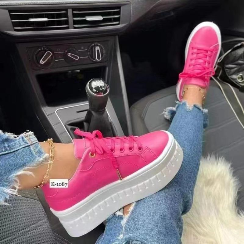 Large Size Platform Casual Single Shoes Women's Spring New Lightweight Outer Wear Fashion Casual Single Shoes Women