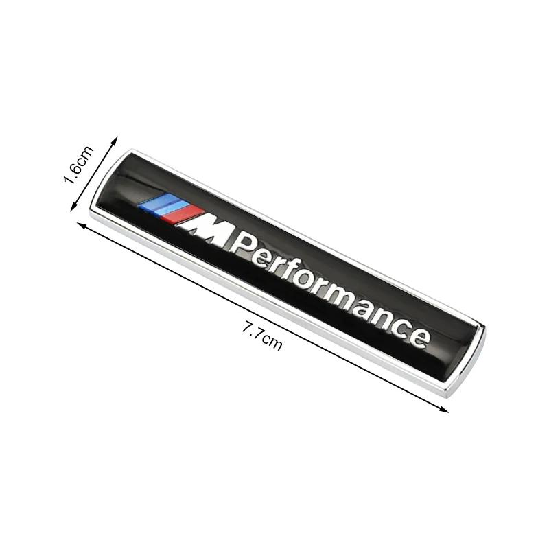 Bilemblem 3D Sportskilt Auto Bakluke/Side Skjerm Klistremerke Tilbehør For BMW E46 E60 G20 G30 M Performance M3 M5 M6 X2 X6